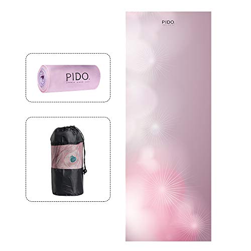 Product Cover wwww pido Yoga Towel Non Slip Sweat Absorbent Towel Convenient Widened Folded Fitness Blanket with Bag 72
