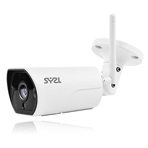 Product Cover SY2L Wireless Outdoor Security Camera, 1080P Night Vision Surveillance Cameras Outdoor WiFi Bullet Camera Two-Way Audio, IP66 Weatherproof, Motion Detection Camera, Support Max 128GB Micro SD Card
