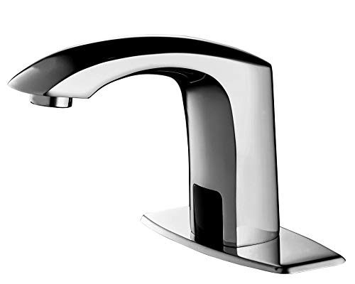 Product Cover HHOOMMEE Automatic Touchless Sensor Faucet Motion Activated Bathroom Hands Free Tap (Chrome)