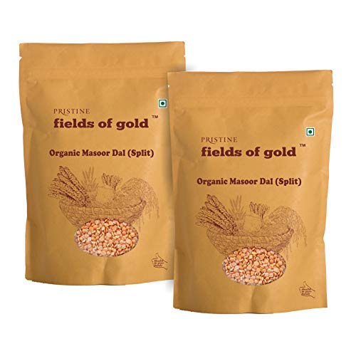 Product Cover Organic Red Lentil/Masoor Dal Split 1000g (Pack of 2)