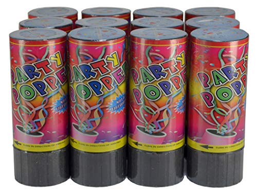 Product Cover Confetti Party Poppers 4 Inch 12ct