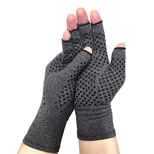 Product Cover Arthritis Compression Gloves for Arthritis for Women Arthritis Pain Relief Gloves Compression Medical Therapy Gloves, Fingerless Compression Arthritis Gloves for Men Women Arthritis