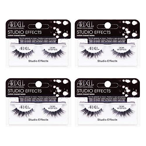 Product Cover Ardell Studio Effects Demi Wispies Black, 4 Pack