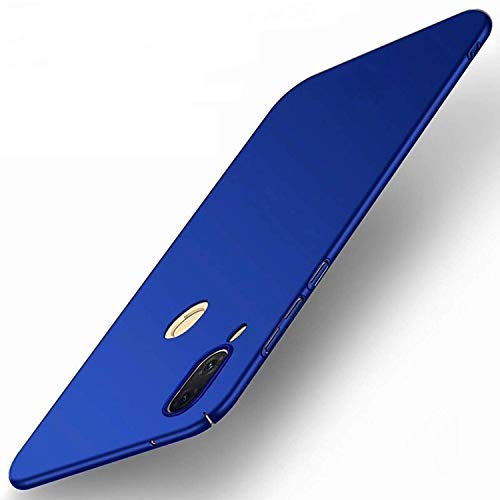 Product Cover Pinaaki Enterprises [Full Coverage] All Sides Protection 4 Cut 360 Degree Sleek Rubberised Matte Hard Case Back Cover for Samsung Galaxy M20 (Blue)