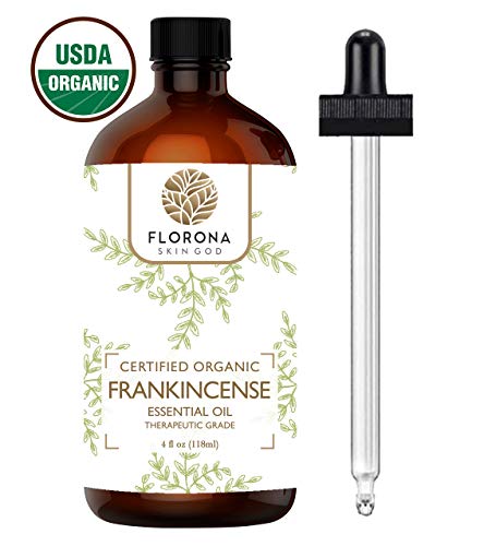 Product Cover Florona Organic Frankincense Essential Oil 4oz USDA Certified Organic