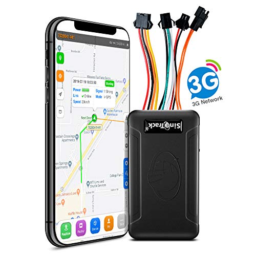 Product Cover SinoTrack 3G GPS Tracker for Vehicles,Car Locator Device ST-906W Real-Time Anti Lost Alarm GPS Tracker for Car Motorcycle with SOS Button and Mic Voice,Support Free Tracking Platform Lifetime