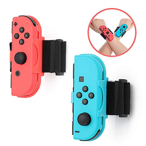 Product Cover ECHZOVE Wrist Bands for Nintendo Switch Just Dance 2019, Fit for Children's Wrist or Thin Wrist - 3.15-7.5 inches Wrist Circumference (2 Packs)