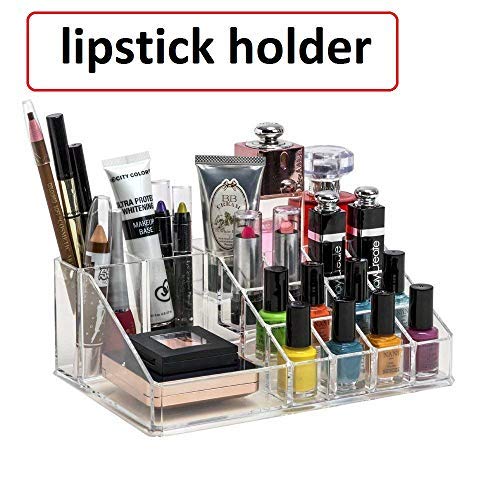 Product Cover Akshar creation Acrylic Makeup Organiser Cosmetic Lipstick Nail Polish Holder 24 Compartment Storage Box