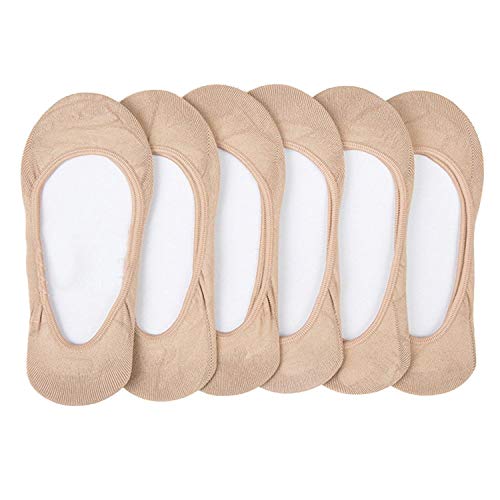 Product Cover YJ FASHION Women's Cotton Loafer Socks (Skin, Free Size)- Pack of 6