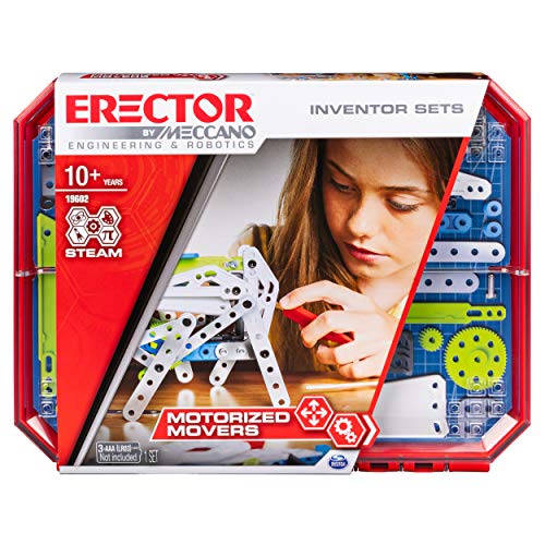 Product Cover Meccano Erector, Set 5, Motorized Movers S.T.E.A.M. Building Kit with Animatronics, for Ages 10 & Up