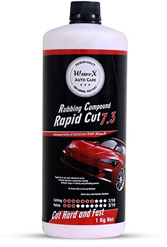 Product Cover Wavex Rubbing Compound Rapid Cut 7.3 (Cut 7/10, Polish 3/10) Cut Hard and Fast, 1 Kg