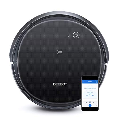Product Cover ECOVACS DEEBOT 500 Robotic Vacuum Cleaner with Max Power Suction, Up to 110 min Runtime, Hard Floors & Carpets, App Controls, Self-Charging, Quiet