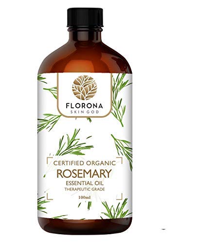 Product Cover Florona Organic Essential Oil, 4 Oz USDA Certified Organic (Rosemary, 4 Oz)