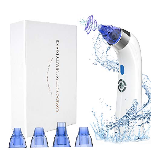Product Cover Blackhead Remover, DIOZO Facial Pore Vacuum Suction Cleaner, Electric Comedone Extractor with 4 Suction Head, 5 Suction Levels for All Types of Skin Women Men