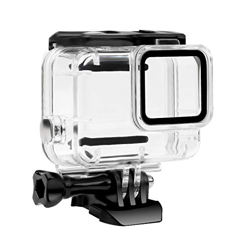 Product Cover FitStill Waterproof Housing Case for GoPro Hero 7 White & Silver, Protective 45m Underwater Dive Case Shell with Bracket Accessories for Go Pro Hero7 Action Camera