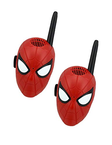 Product Cover Spiderman Far from Home Walkie Talkies for Kids Static Free Extended Range Kid Friendly Easy to Use 2 Way Walkie Talkies