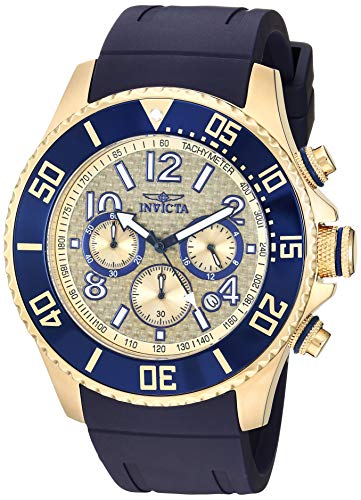 Product Cover Invicta Men's Pro Diver Stainless Steel Quartz Watch with Silicone Strap, Blue, 24 (Model: 29714)