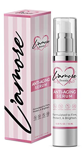 Product Cover L'amore Beauty Anti-Aging Serum for Women (15 mL) Under Eye and Facial Skincare | Help Firm, Tone, Brighten Skin | Reduce Appearance of Age Spots, Fine Lines, Wrinkles