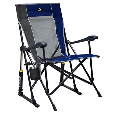 Product Cover GCI Roadtrip Rocking Chair Outdoor (Royal Blue/Pewter)