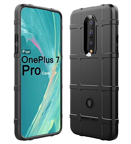 Product Cover Sucnakp OnePlus 7 Pro Case,OnePlus 7 Pro 5G Case Heavy Duty Shock Absorption Phone Cases Impact Resistant Protective Cover for One Plus 7 Pro Case（New Black）