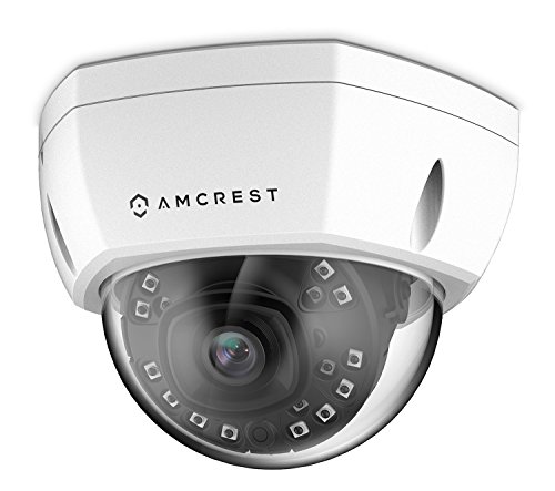 Product Cover Amcrest UltraHD Outdoor 4-Megapixel Vandal Dome IP Security PoE Camera - MicroSD Storage, IP67 Weatherproof, IK10 Vandal-Proof, 4MP (2688 TVL), IP4M-1028E (White)