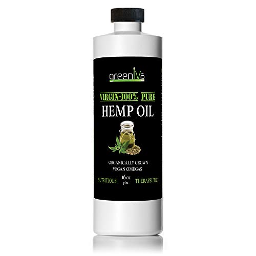 Product Cover GreenIVe - Hemp Oil - Anti-Inflammatory - Vegan Omegas - Cold Pressed - Exclusively on Amazon (16 Ounce)