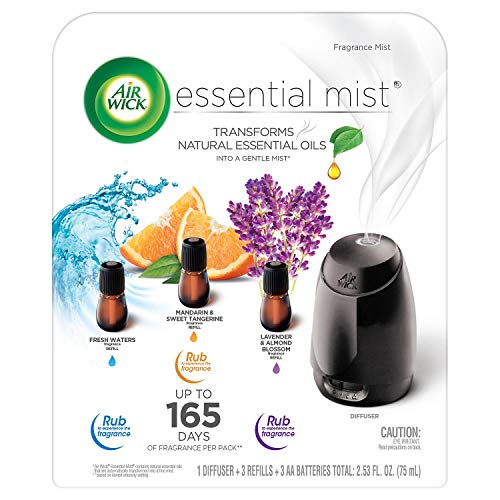 Product Cover Air Wick Essential Mist Fragrance Oil Diffuser Kit Mist 1+3 Air Freshener