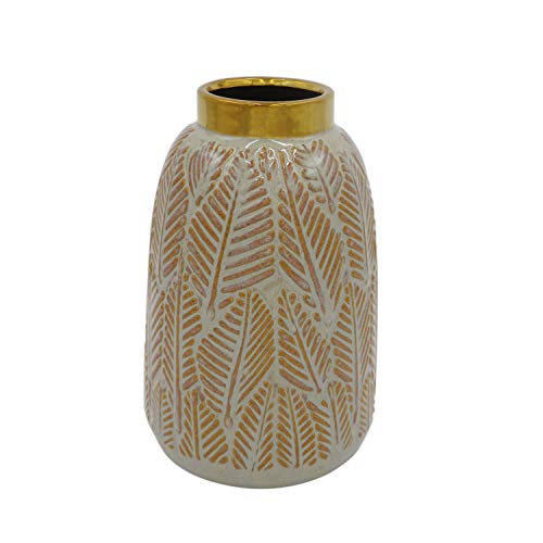 Product Cover Stone & Beam Mid-Century Feather Vase, 8.66