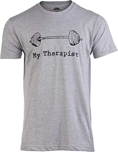 Product Cover My Therapist (Barbell) | Funny Workout Working Out Weight Lifting Lifter Joke Man T-Shirt
