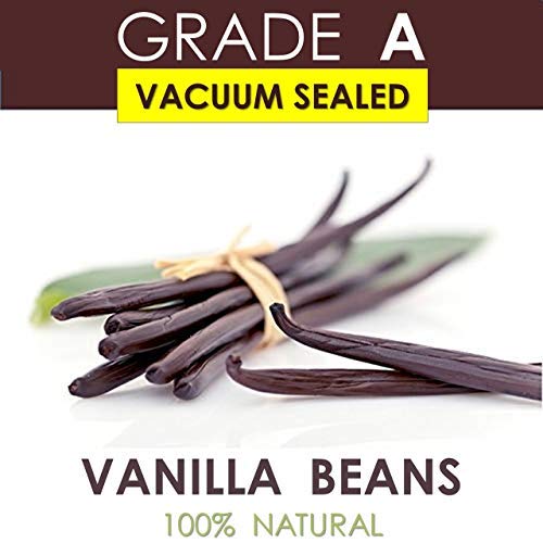 Product Cover Vanilla Beans (Kerala Organic Farms) - 2 Pods ~ 8g - Vacuum Sealed - Prime Gourmet Grade A 5~6