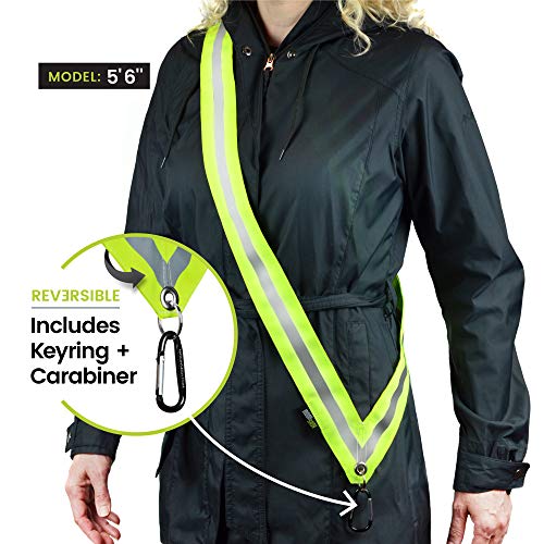 Product Cover MOONSASH Original - Patented Reflective Night Safety Gear > Fits Most Men, Women and Teens > Reversible, Comfortable, Practical & Stylish Anytime Accessory