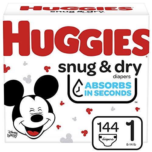 Product Cover Huggies Snug & Dry Baby Diapers, Size 1, 144 Ct
