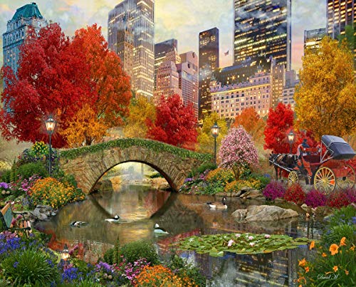 Product Cover Springbok Puzzles - Central Park Paradise - 500 Piece Jigsaw Puzzle - Large 23.5 by 18