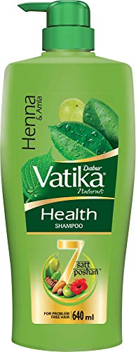 Product Cover Dabur Vatika Health Shampoo - Power of 7 Natural Ingredients - 640 ml