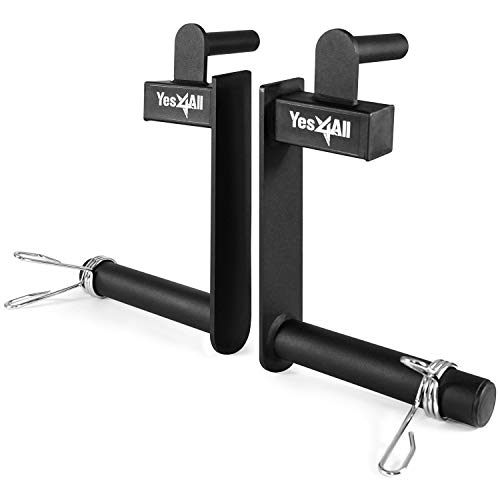 Product Cover Yes4All Heavy-Duty Steel Farmer Walk Handles for Grip Strength & Body Building Workouts - Farmer Handles (Pair)