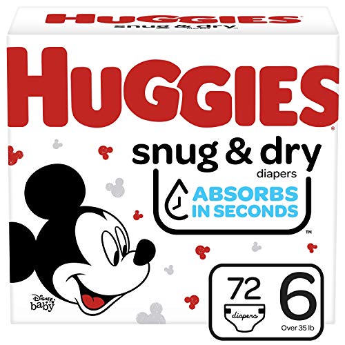 Product Cover Huggies Snug & Dry Baby Diapers, Size 6, 72 Ct