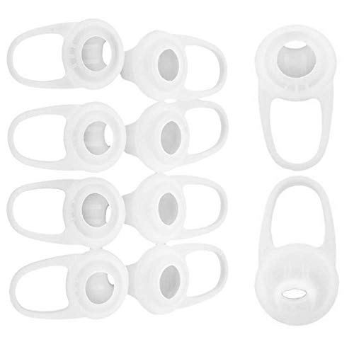 Product Cover Replacement Silicone Ear Bud Gel Tips Cover Pads 10 PCS for Bluetooth in-Ear Headset Earpiece - Clear