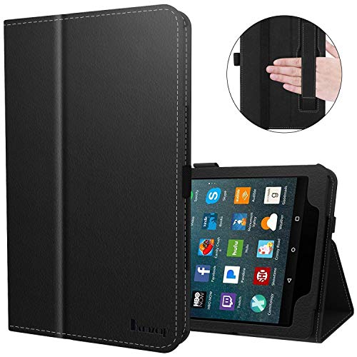 Product Cover Benazcap for Kindle Fire 7 Case 2019 All-New Fire 7 Tablet Case Folio Stand Smart Cover for Amazon Kindle Fire 7-inch Tablet 9th Generation 2019 with Auto Sleep/Wake, Black