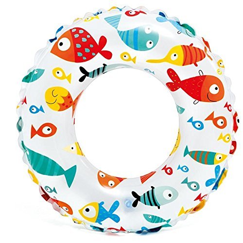 Product Cover Aish N Bless Swimming Printed Safety Swimming Pool Ring Tube for Kids Boys and Girls Multi (3-6 Years- Random Design) Pack of 1