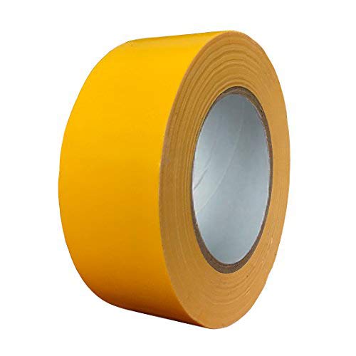 Product Cover Exa Duct Tape 1.88 Inches x 60 Yards, Duct Tape for Crafts, Extra Strength, No Residue, DIY, Repairs, Indoor Outdoor Use, Book Repair, Must Have Garage Tool (1.88 X 60 Yards, Yellow)