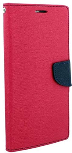 Product Cover MOBICLONICS® Imported Mercury Wallet Flip Cover for Samsung Galaxy M20 (Pink)