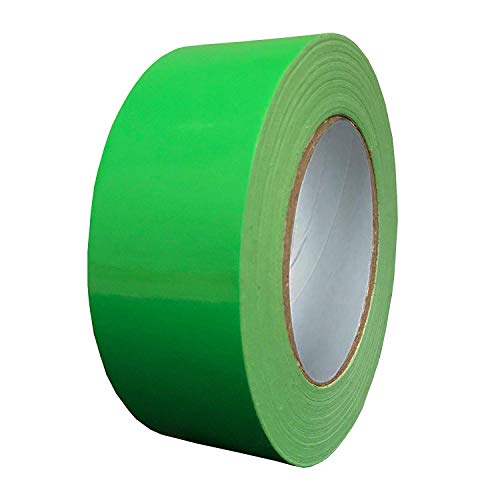 Product Cover Exa Duct Tape 1.88 Inches x 60 Yards, Duct Tape for Crafts, Extra Strength, No Residue, DIY, Repairs, Indoor Outdoor Use, Book Repair, Must Have Garage Tool (1.88 X 60 Yards, Hi Vis Green)