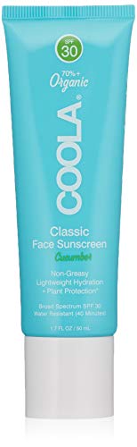 Product Cover COOLA Suncare Classic Face Organic Sunscreen SPF 30 Lotion, Cucumber, 1.7 Fl Oz