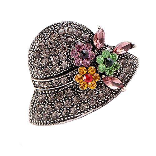 Product Cover Tcplyn Rhinestone Brooch Pins for Women Hat Jewelry Brooch Pins Durable and Useful