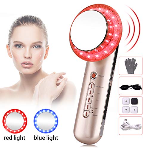 Product Cover Fat Burning Machine 6 in 1 EMS Sliming Massager for Skin Tighten Weight Loose Machine with Blue and Red Light Ion Beauty Device