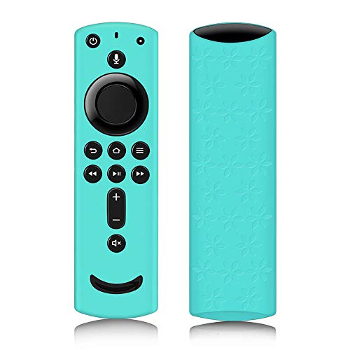 Product Cover Remote Cover for Fire TV Stick 4K, Silicone Remote case for Fire TV Cube/Fire TV(3rd Gen) Compatible with All-New 2nd Gen Alexa Voice Remote Control, Lightweight Anti-Slip Shockproof (Blue)