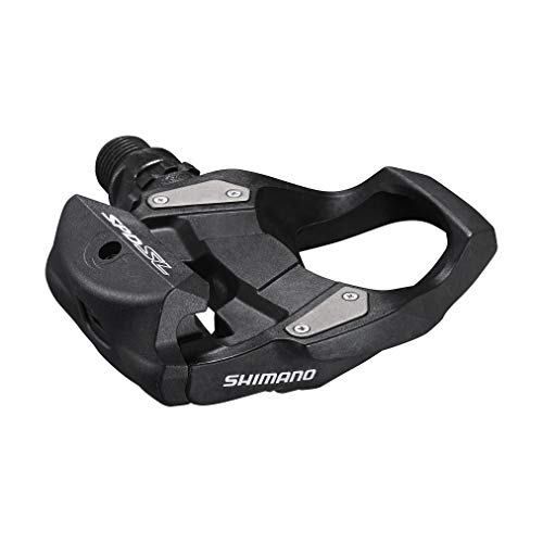 Product Cover SHIMANO PD-RS500 SPD-SL Pedal, Without Reflector, Includes Cleat, Black, One Size