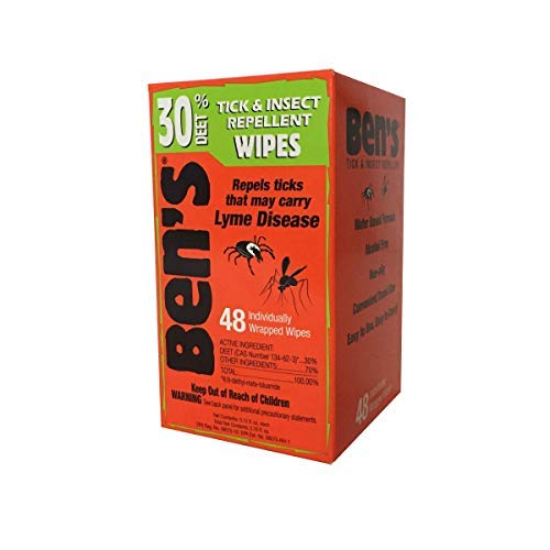 Product Cover Ben's 30 Deet Mosquito Tick Insect & Bug Repellent Field Wipes - 48 Ct.