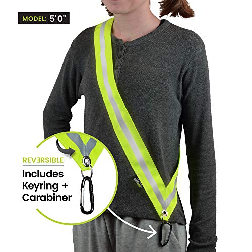 Product Cover MOONSASH Mini - Patented Reflective Night Safety Gear for Kids & Small Adults > A Must Have for Young School Commuters > Reversible, Comfortable, Practical & Stylish Safety Band