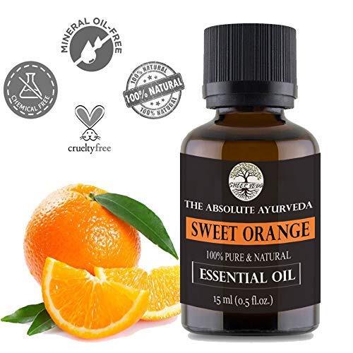 Product Cover Sheer Veda Sweet Orange Essential Oil For Skin, Hair and Aromatherapy. 100% Pure, Natural and Undiluted (15 ml)